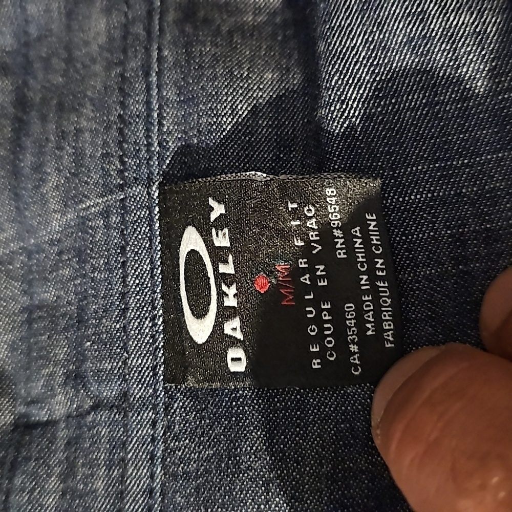 OAKLEY Casual Long Sleeve Button Up Shirt. - Picture 8 of 8